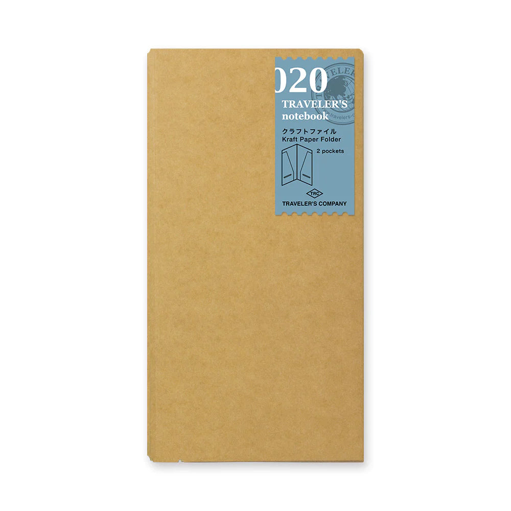TRAVELER'S Notebook Refill - 020 Kraft File