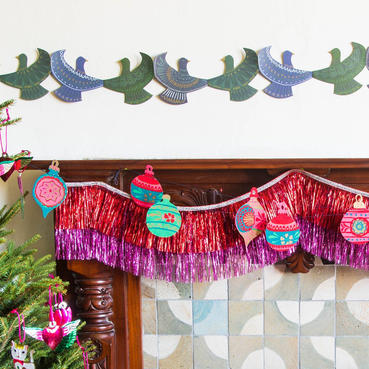 Christmas Ornament Bauble Garland