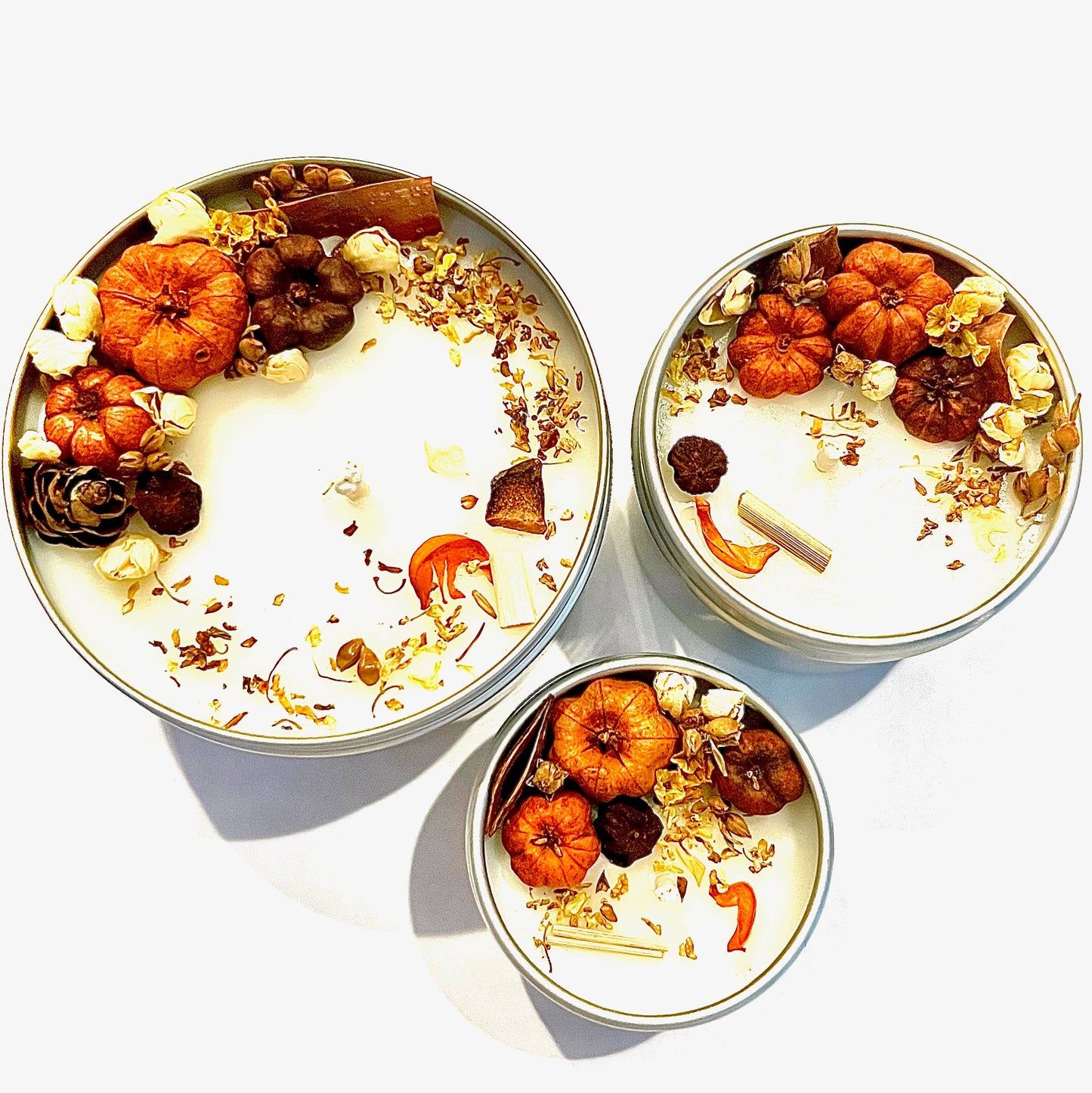 "Hello Pumpkin" Autumn soy candle: 8 oz.