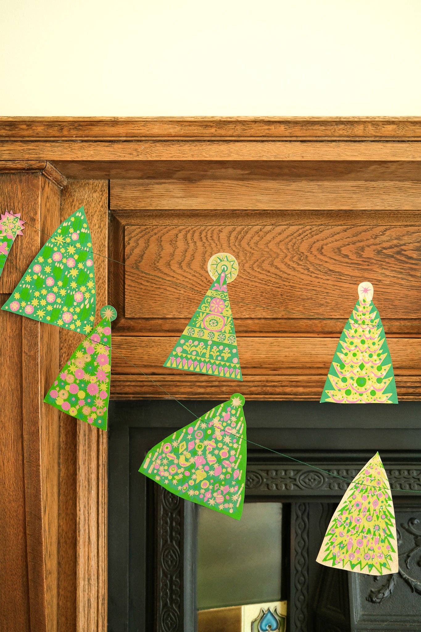 Midcentury Trees Garland