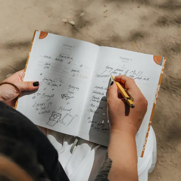 Off Piste A5 Hardcover Guided Travel Journal