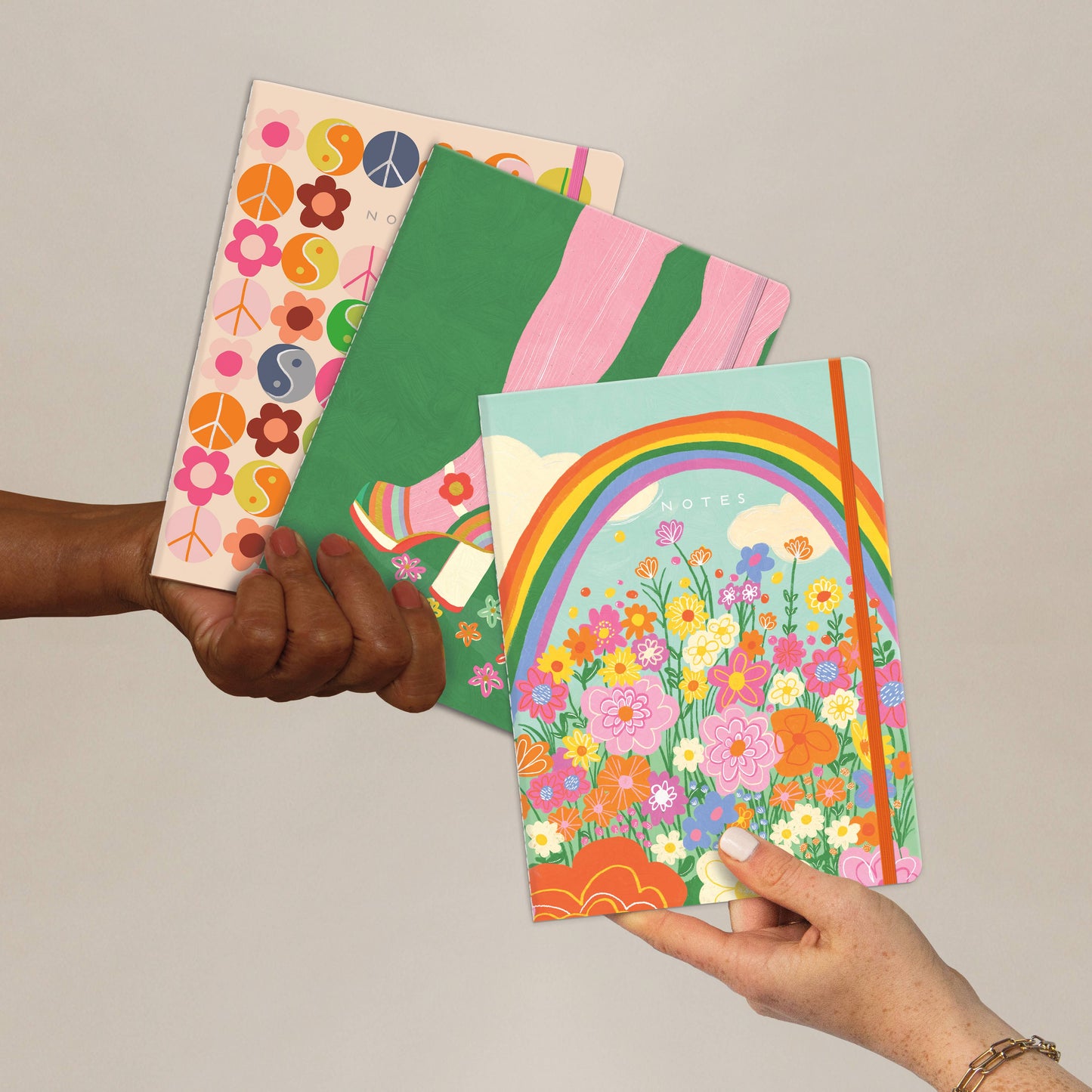 Happy Pride Seedlings Sewn Trio Notebook Set