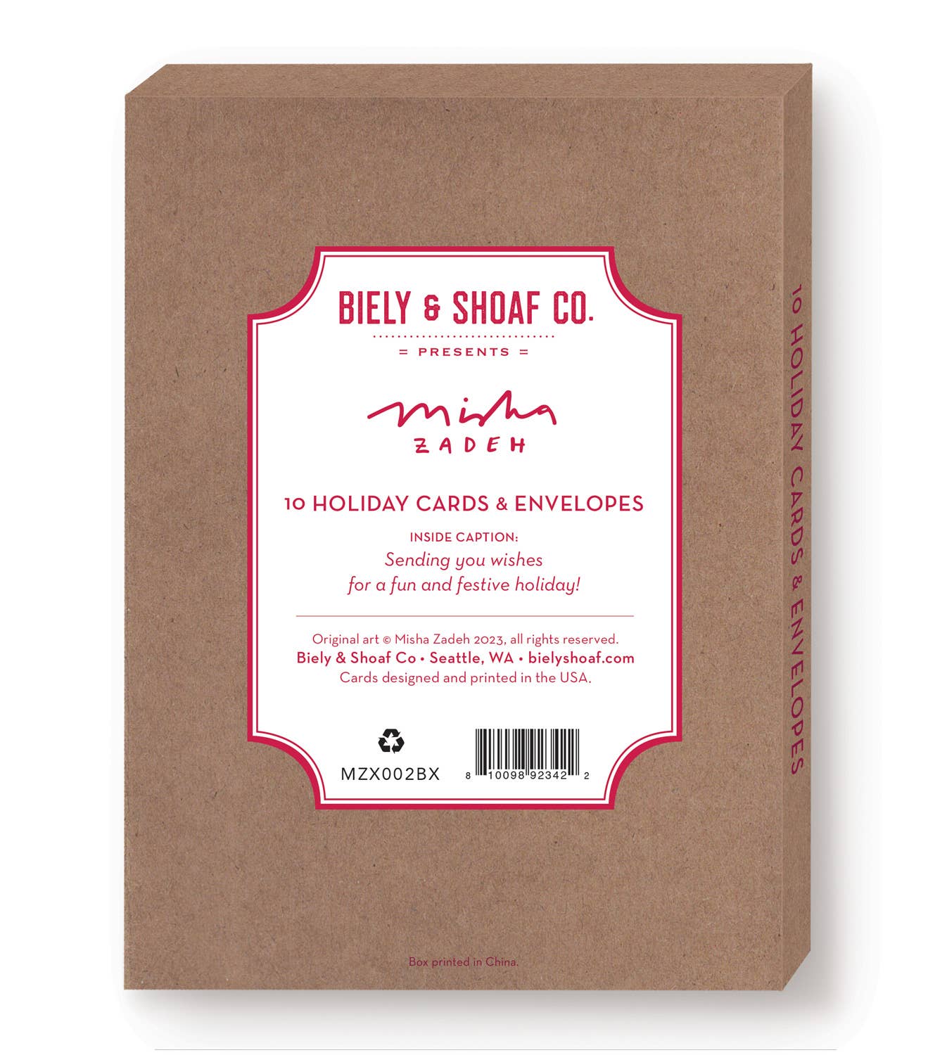 Poinsettia Boxed Holiday Cards