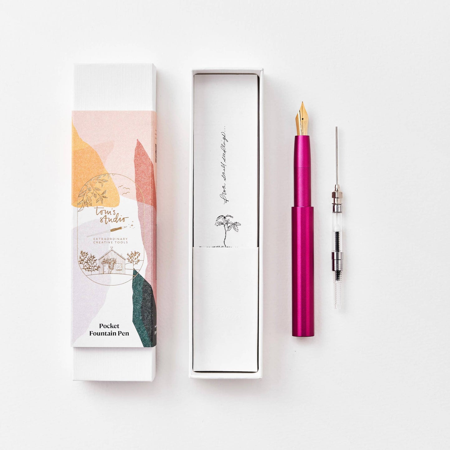 The Studio Pocket Fountain Pen 2.0: Ivy / Architect