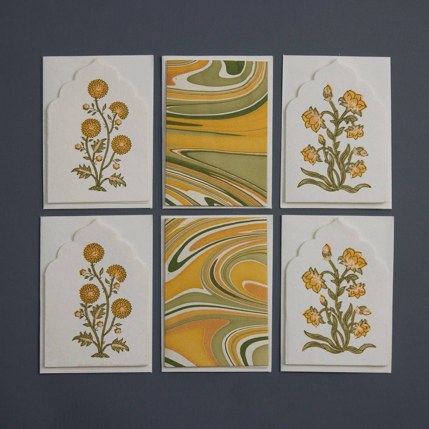 Artisan Notecard Set - Sandook Topaz