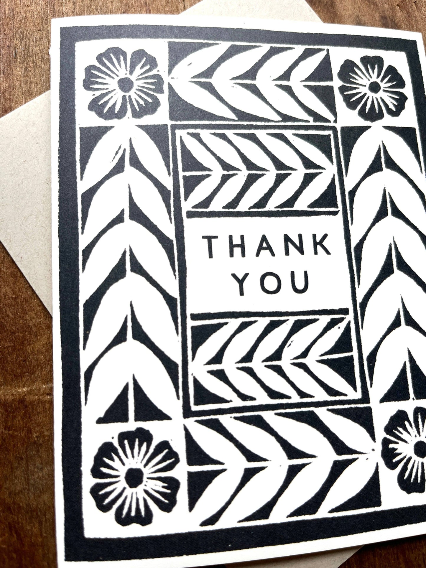 "Thank You," Block Printed Boxed Set