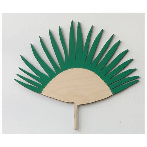 Green Palm Wall Charm