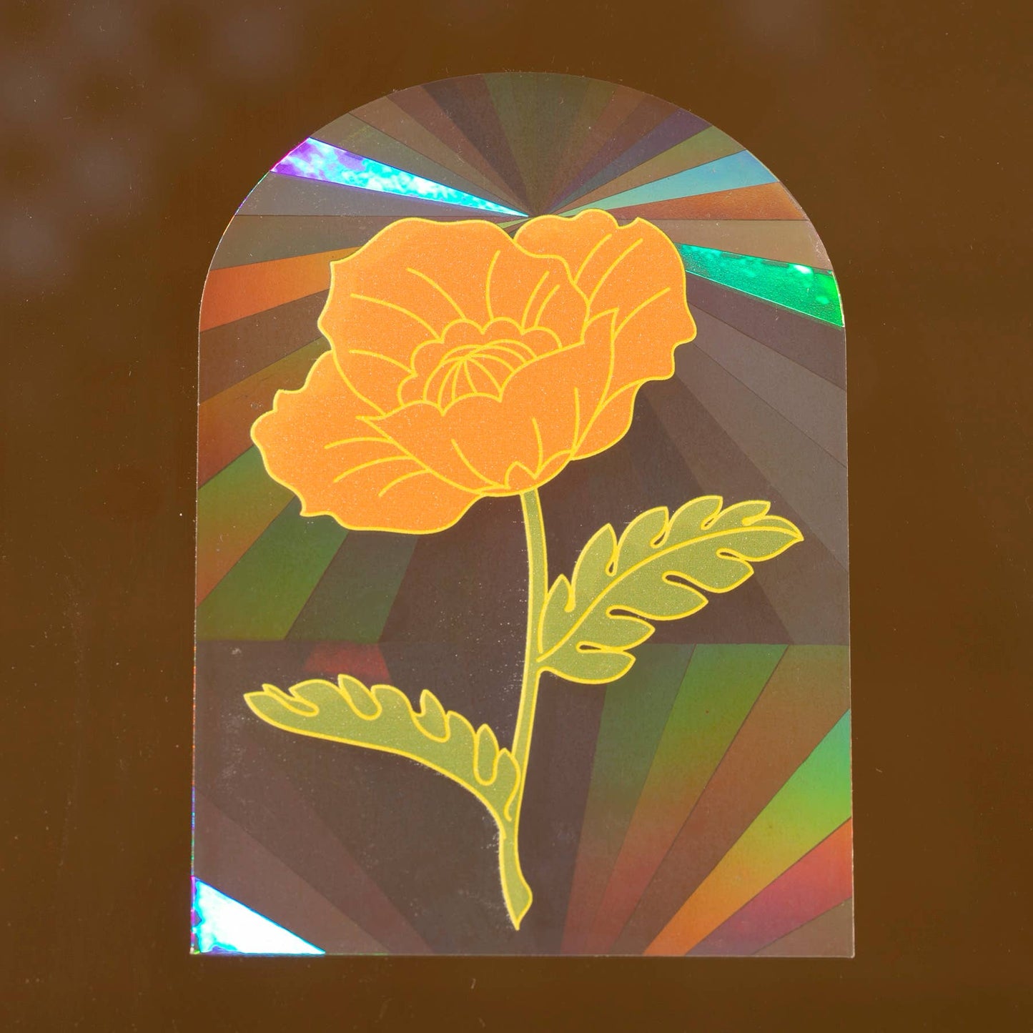 Sun Catcher Decal - Poppy
