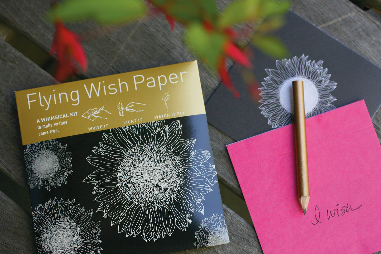 Flying Wish Paper Mini Kit - Sunflowers