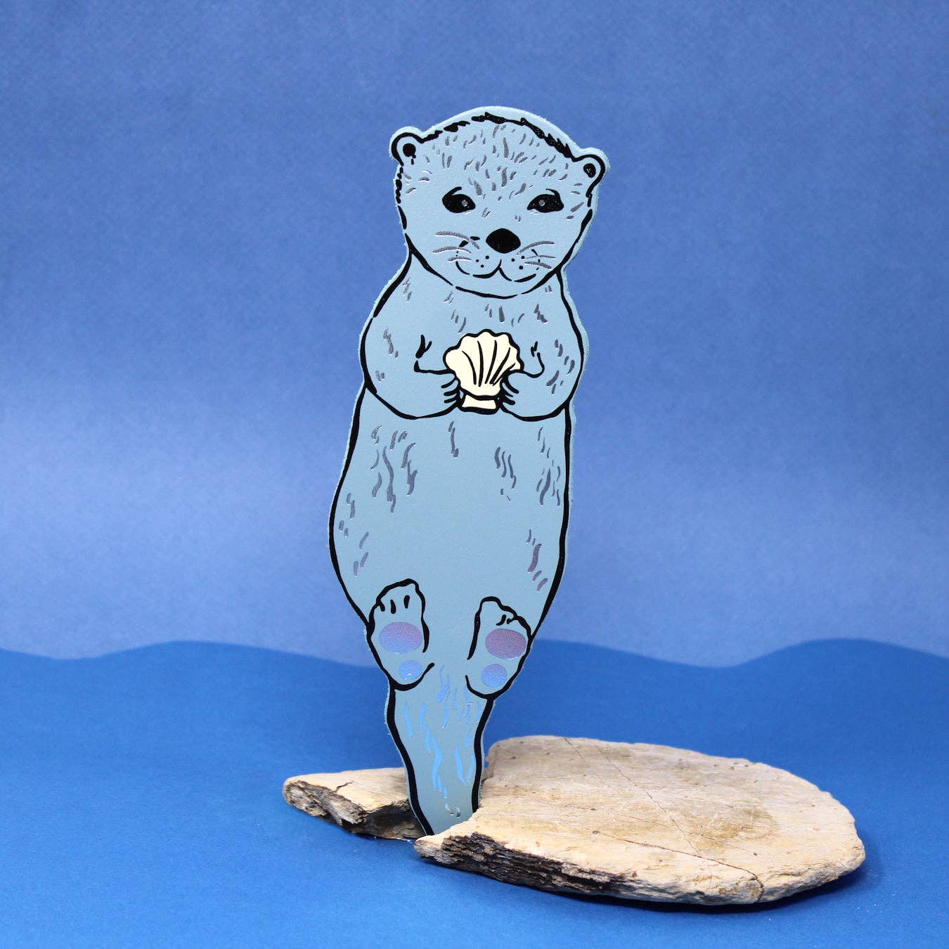 Otter Bookmark: Apricot