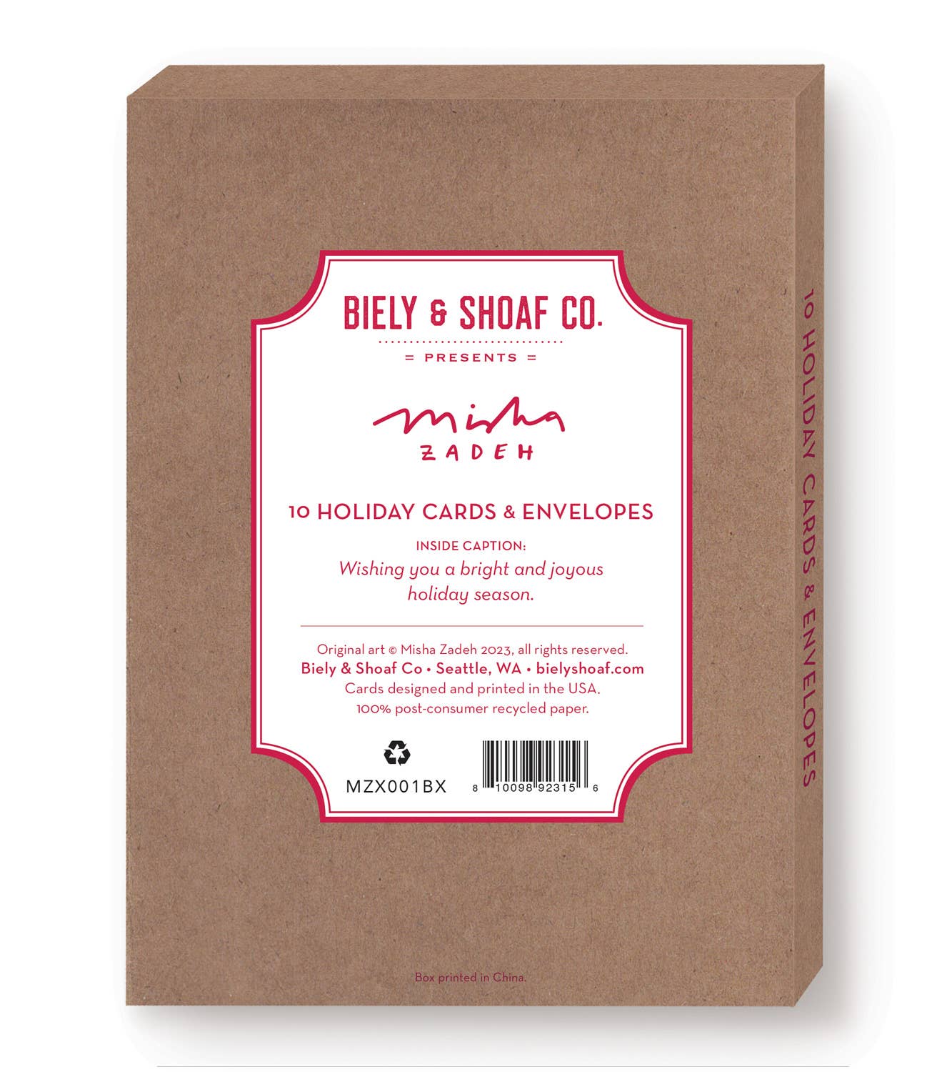 Red Berries Boxed Holiday Cards