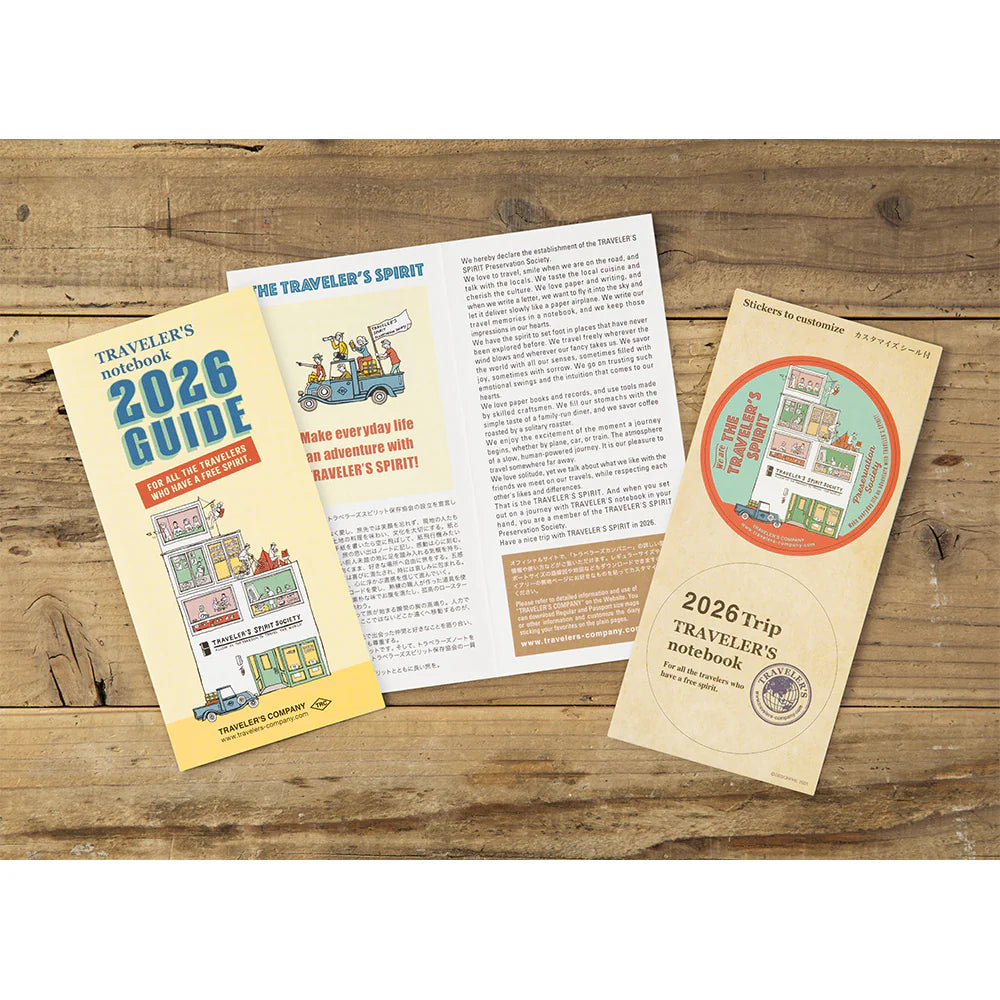 TRAVELER'S Notebook Refill - 2026 Monthly Diary