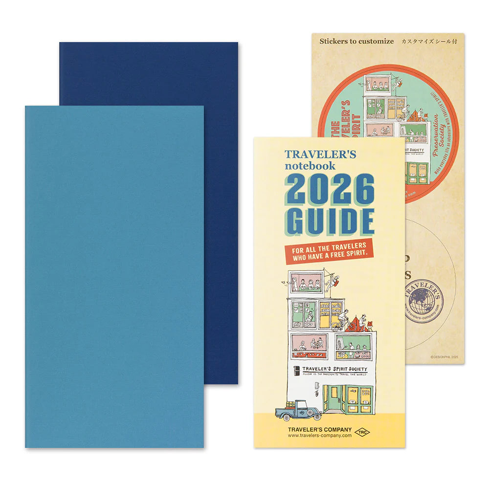 TRAVELER'S Notebook Refill - 2026 Weekly + Memo Diary