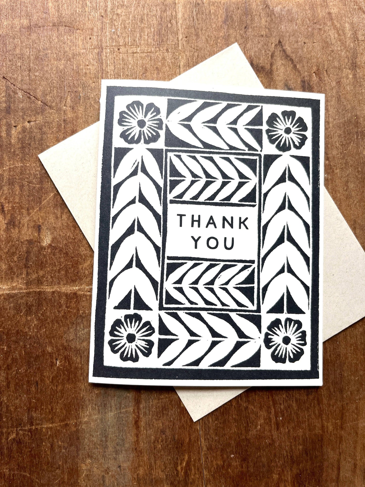 "Thank You," Block Printed Boxed Set