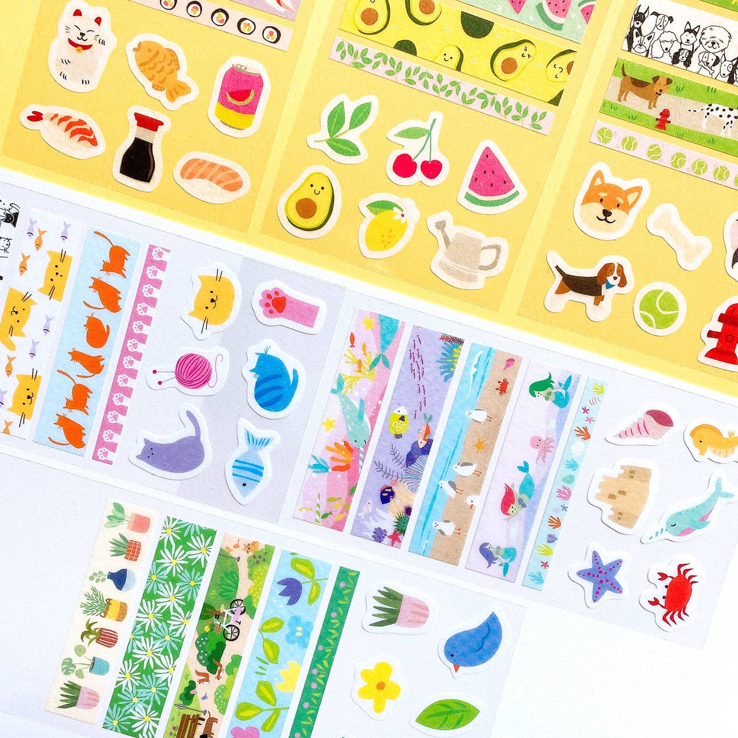 DOGS WASHI STICKERS