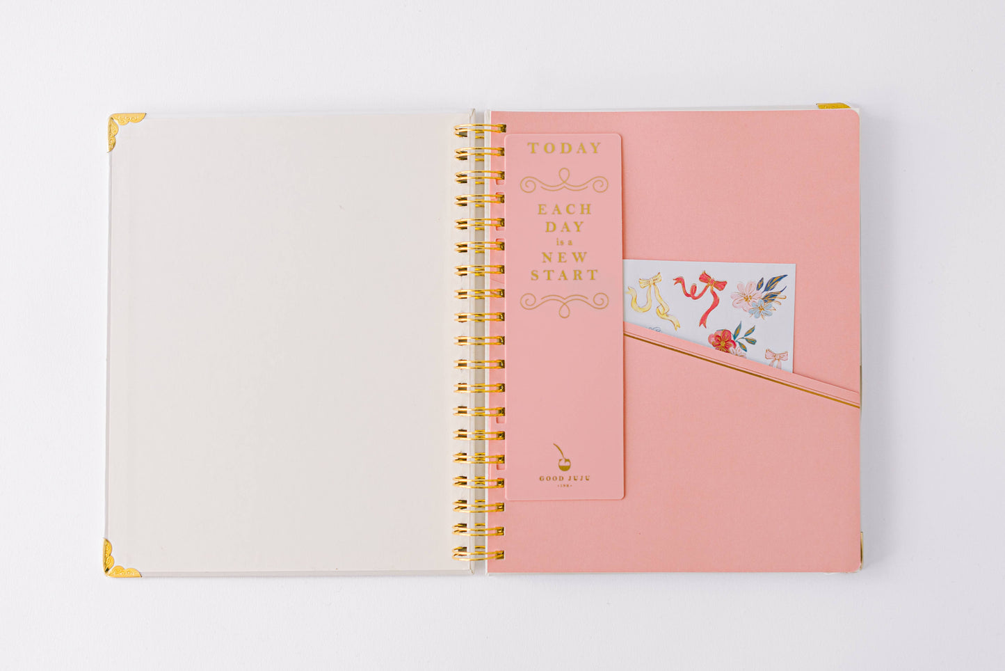 2026 Floral Portrait 17-Month Large Spiral Planner