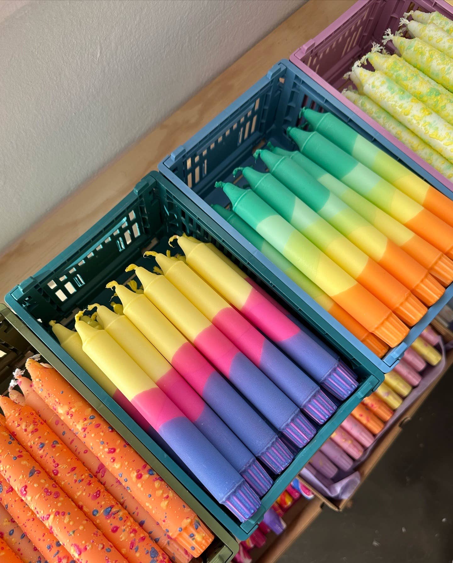 Taper candles- Pink & Blue