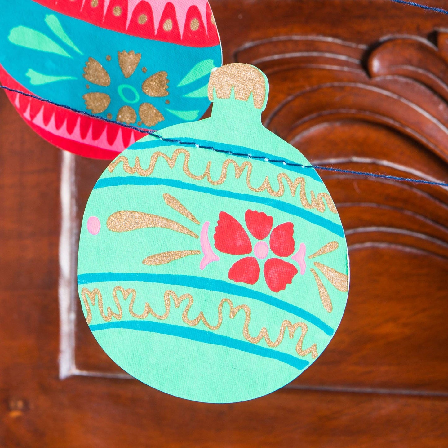 Christmas Ornament Bauble Garland