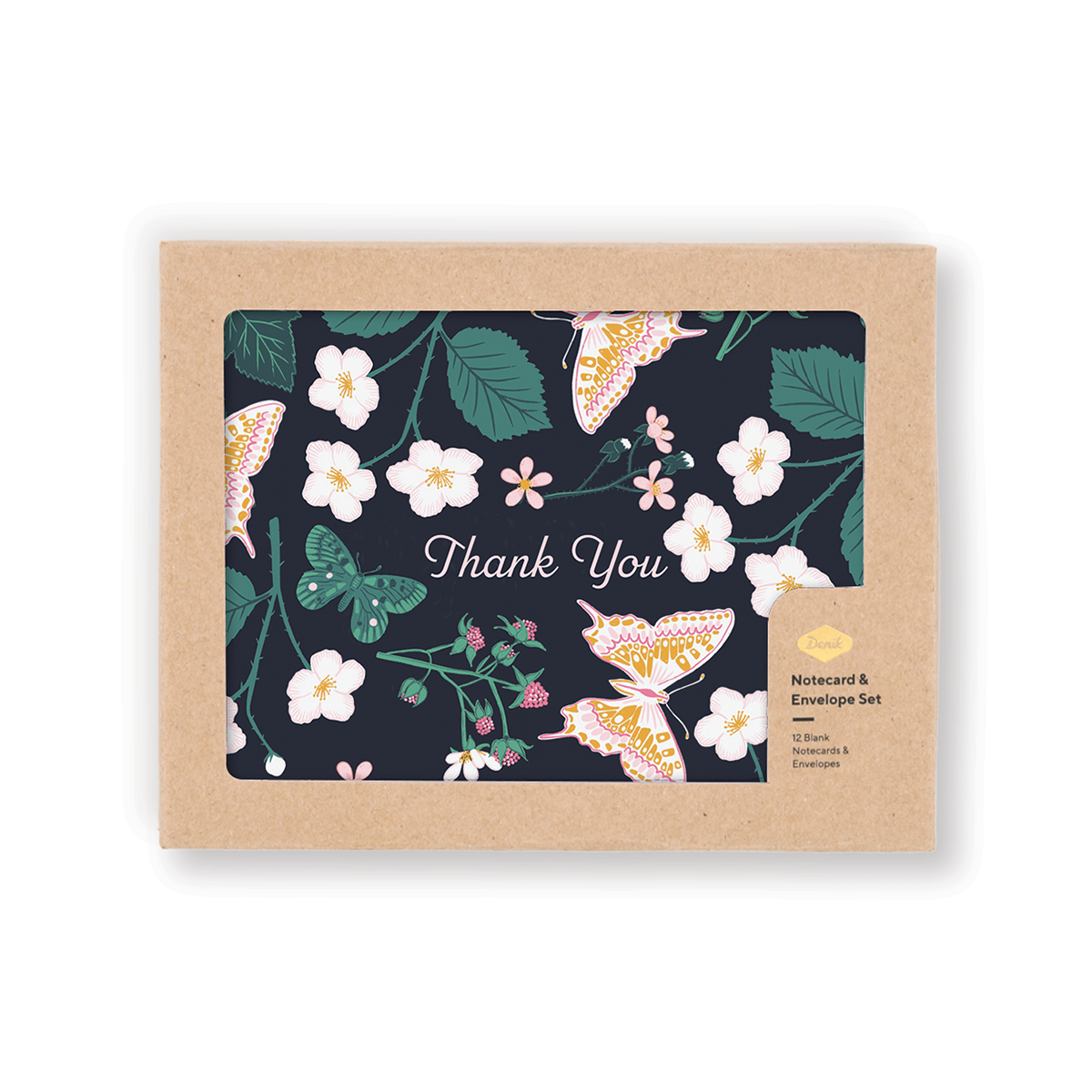 Raspberry Butterflies Notecards