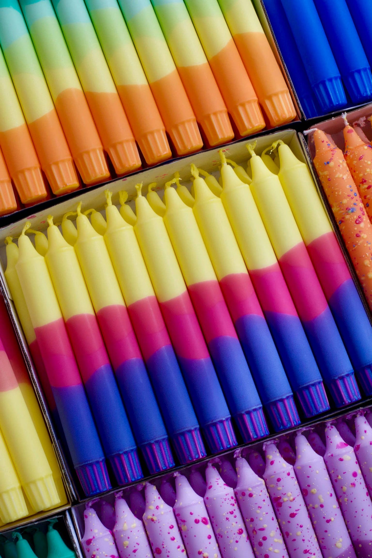 Taper candles- Summer vibes / Bramble Cocktail Colors