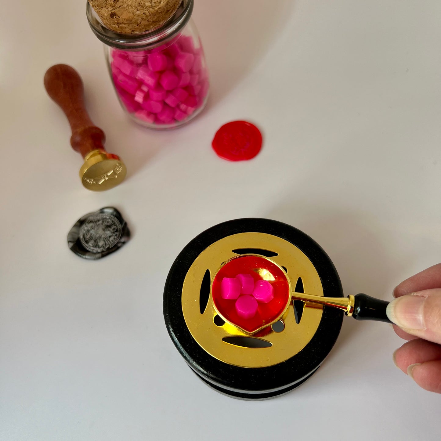 Wax Seal Warmer & Spoon
