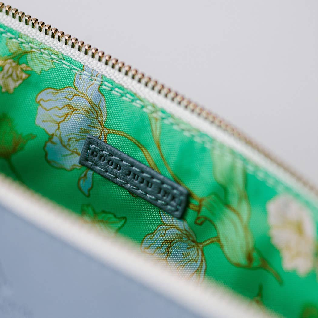 Luxe Slim Pencil Pouch - Periwinkle