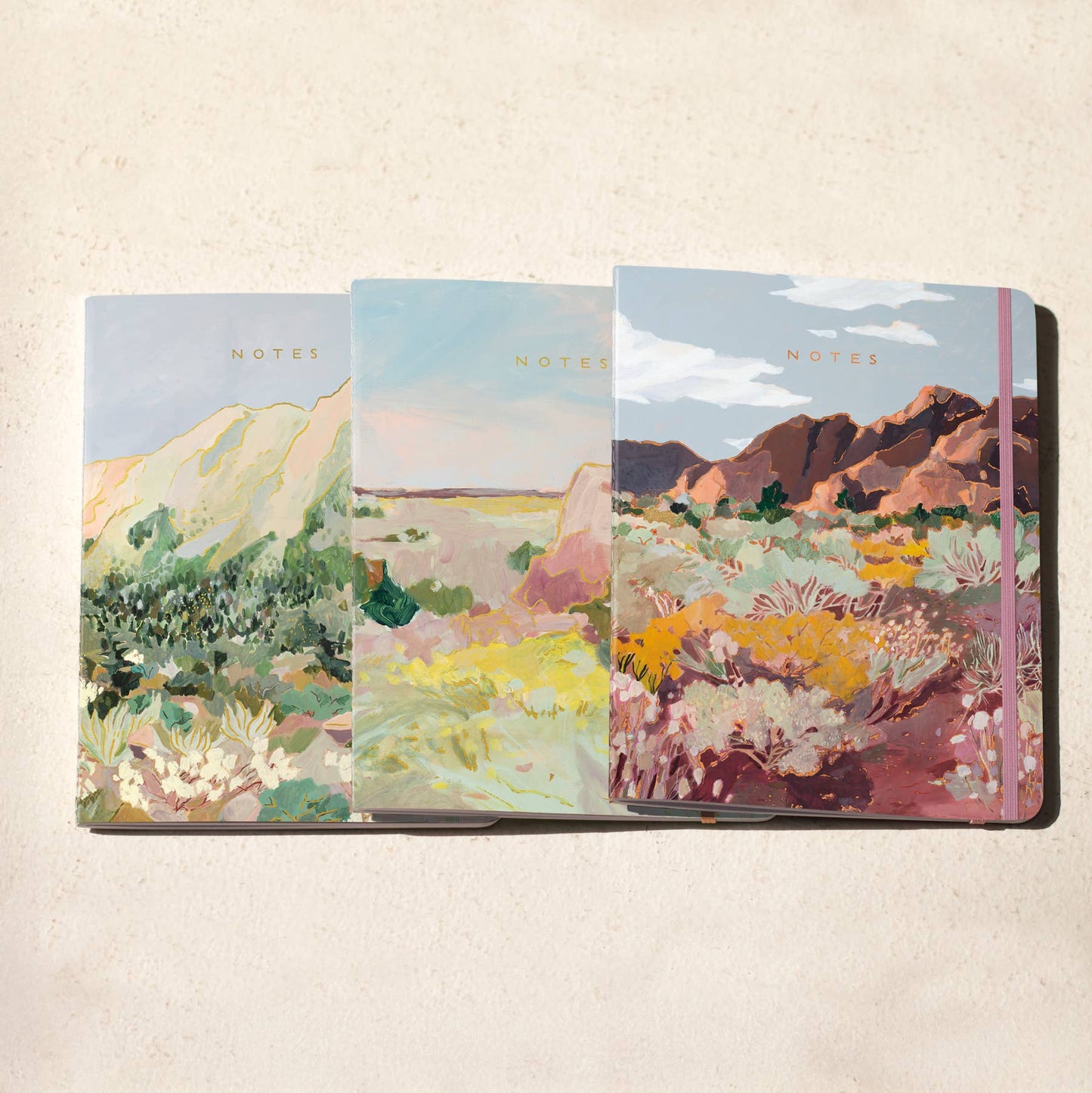 Desert Sunset Sewn Trio Notebook set
