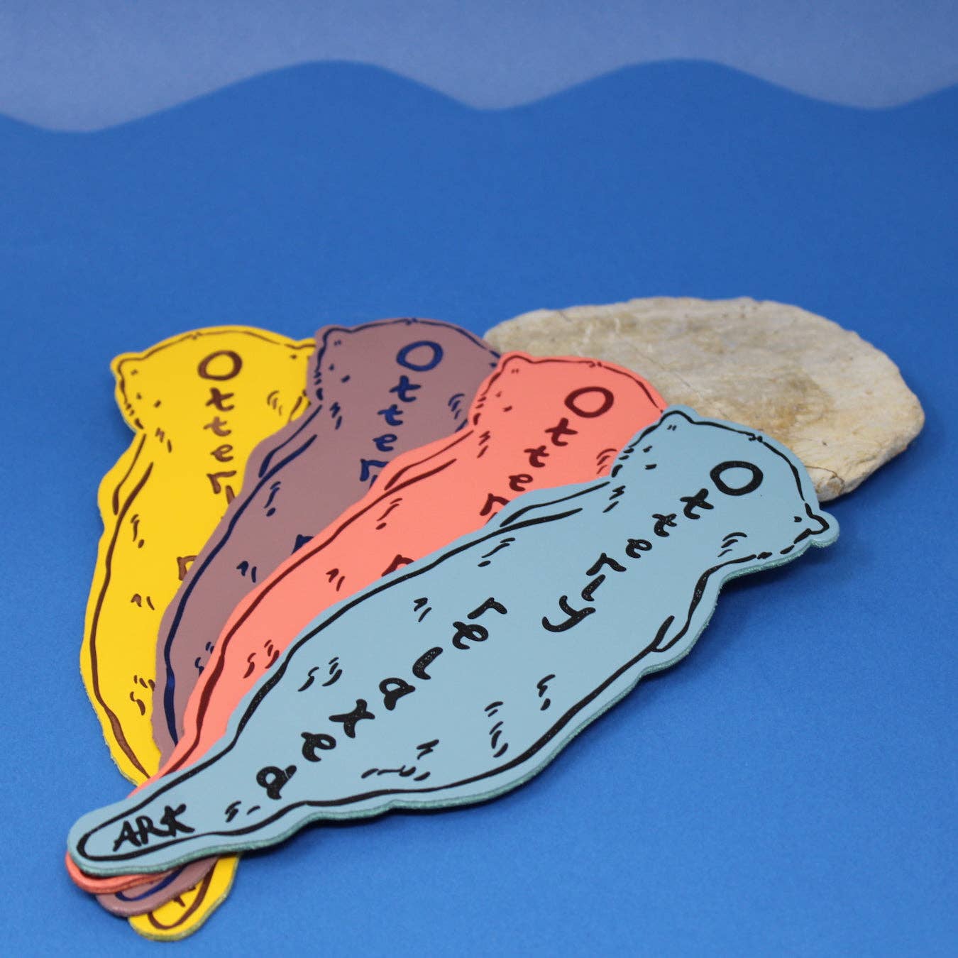 Otter Bookmark: Apricot