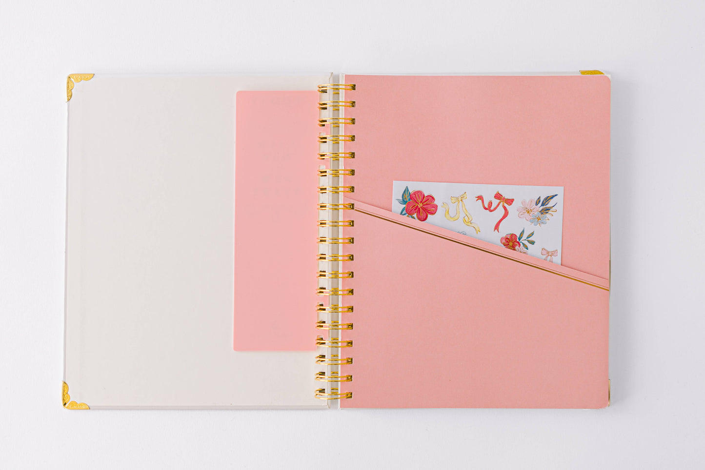 2026 Floral Portrait 17-Month Large Spiral Planner