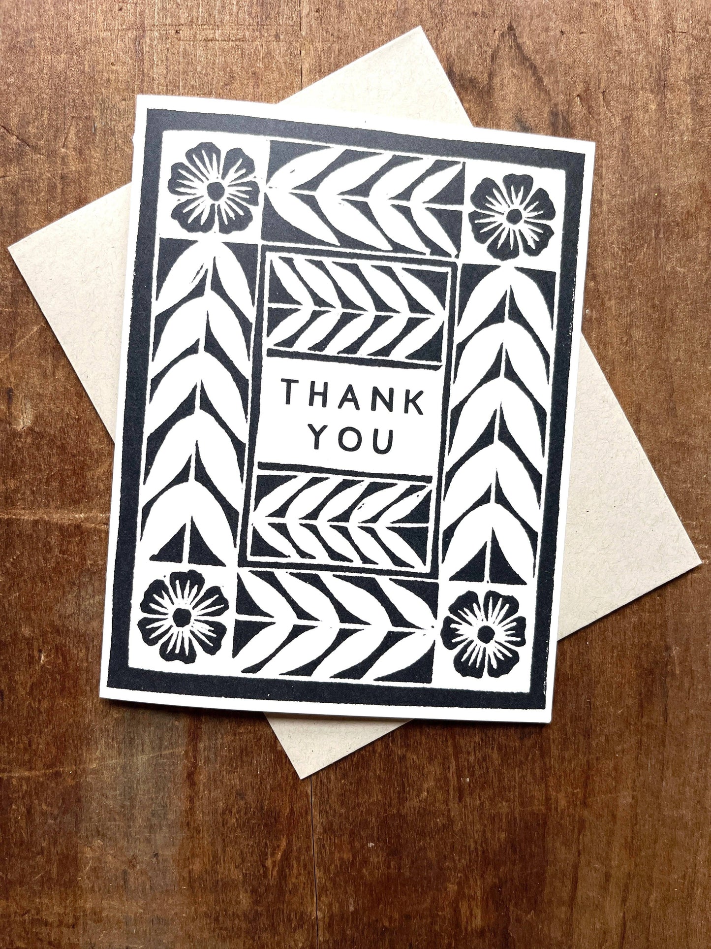 "Thank You," Block Printed Boxed Set