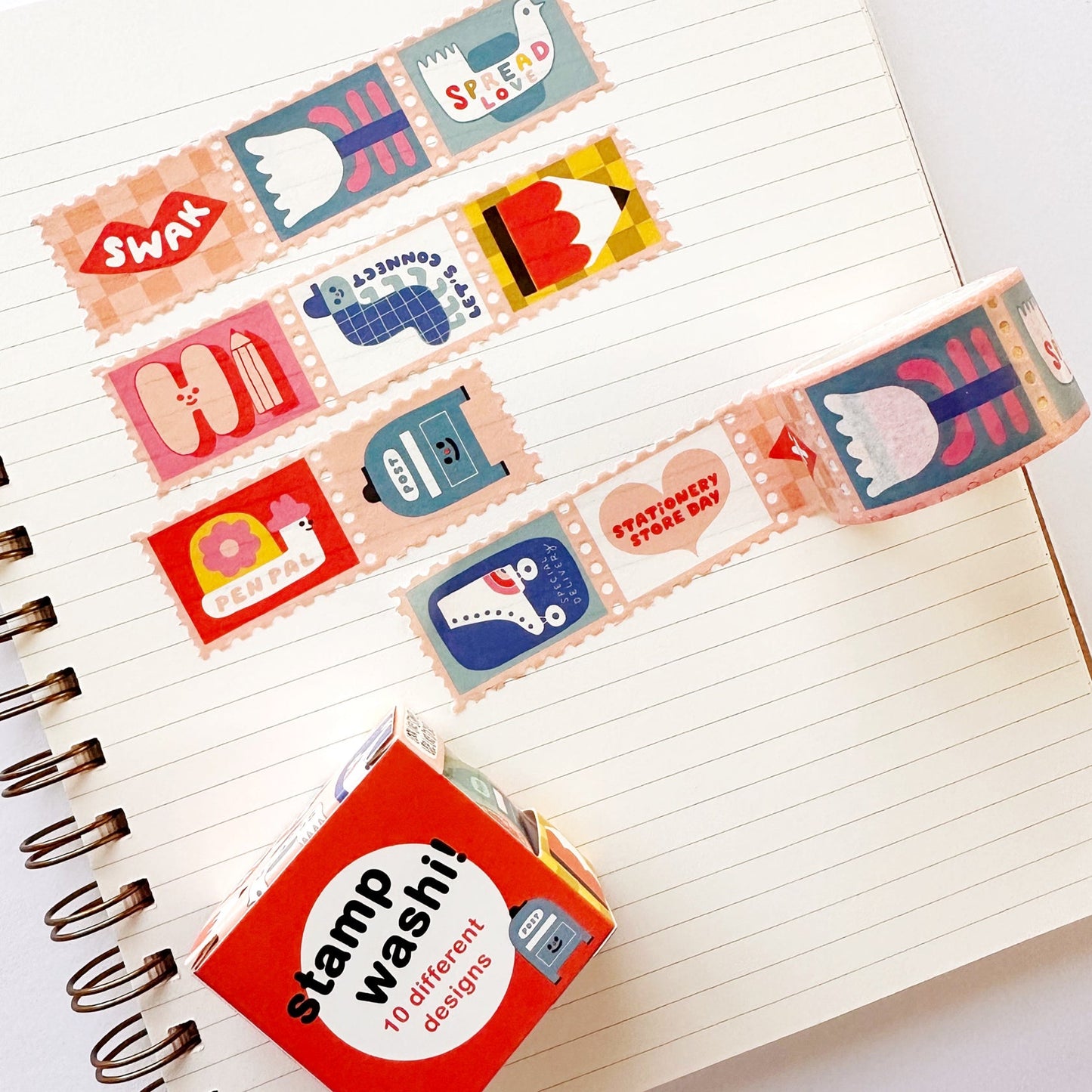 2025 Stamp Washi Tape - Suzy’s Cuties