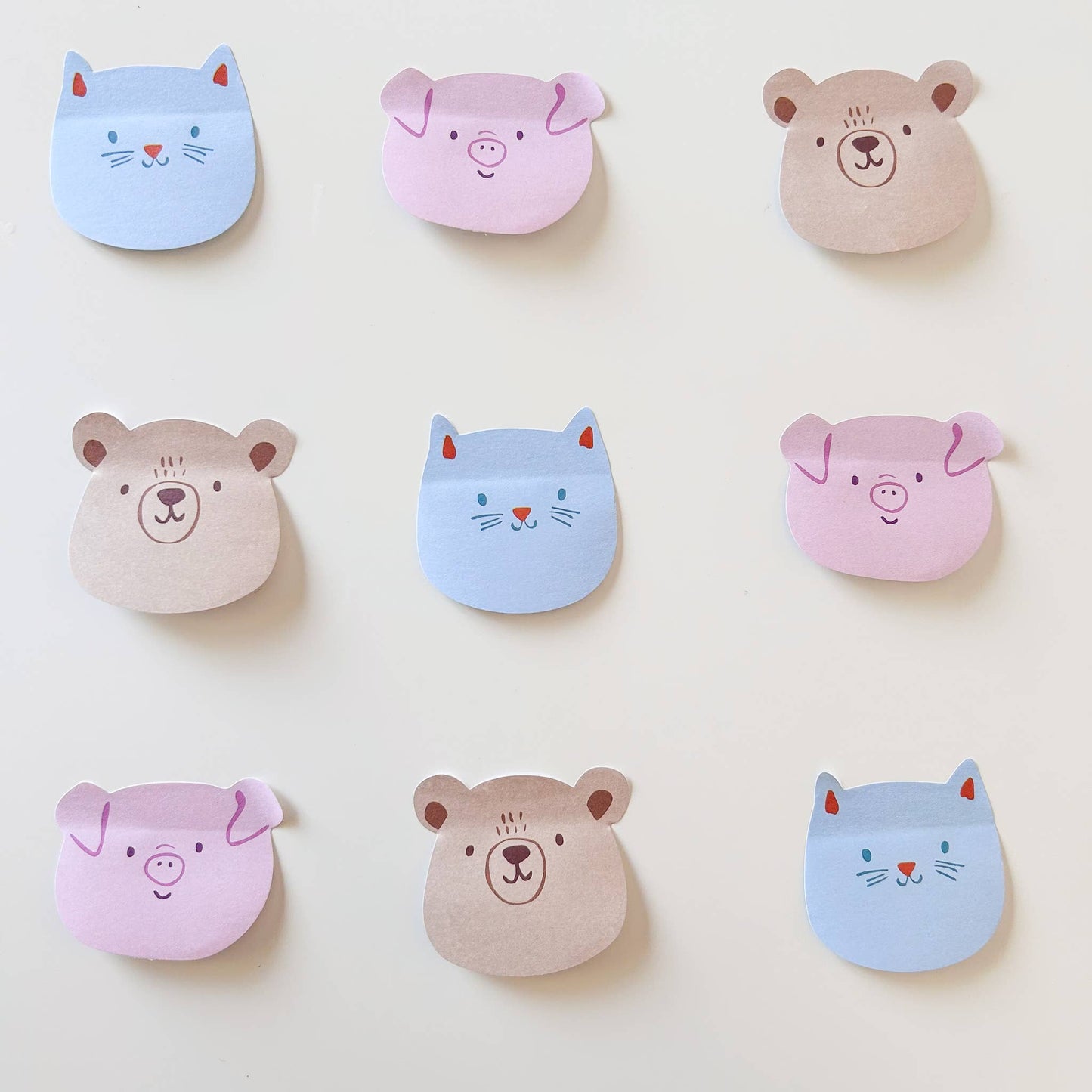 Cat Funny Faces Sticky Notes
