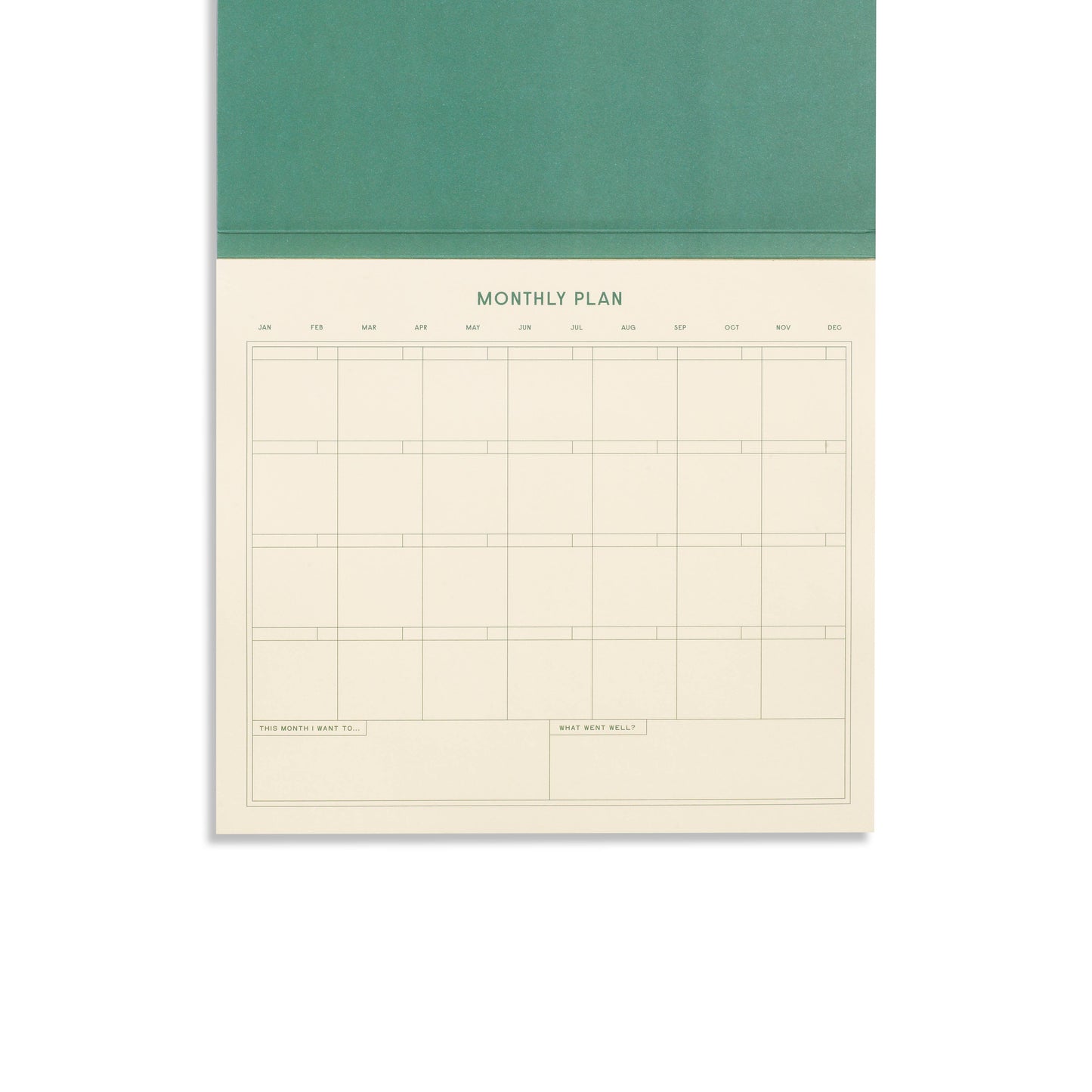 Productivity Undated Monthly List Pad