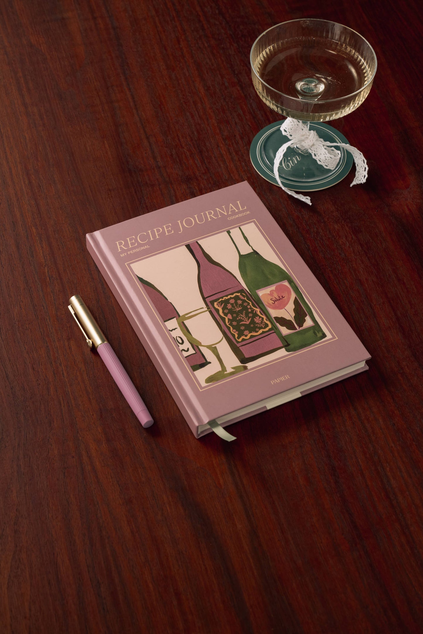 The Vineyard A5 Hardcover Guided Recipe Journal