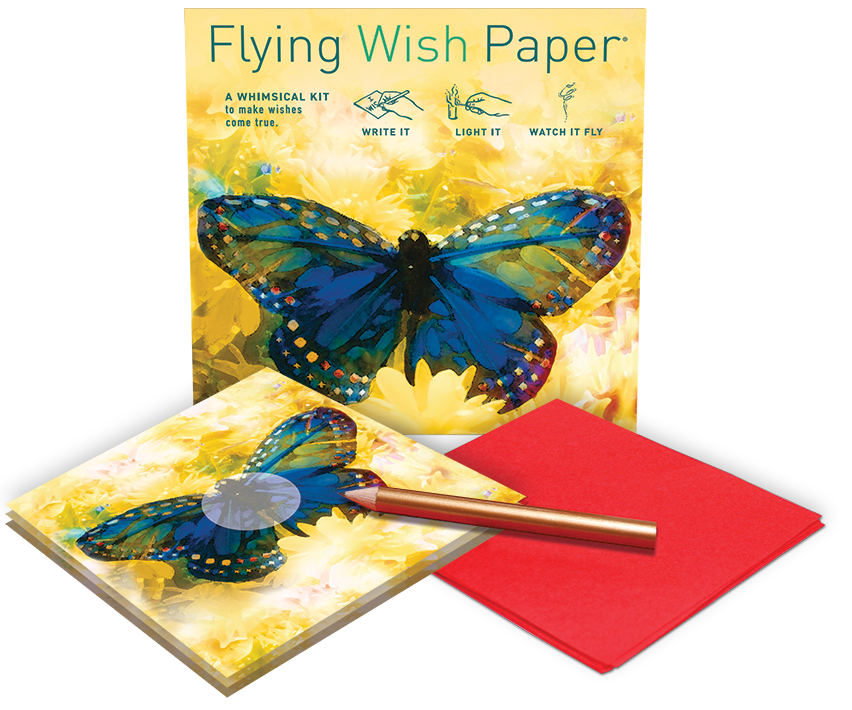 Flying Wish Paper Mini Kit - Royal Butterfly