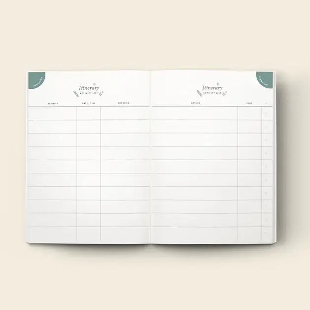 Off Piste A5 Hardcover Guided Travel Journal