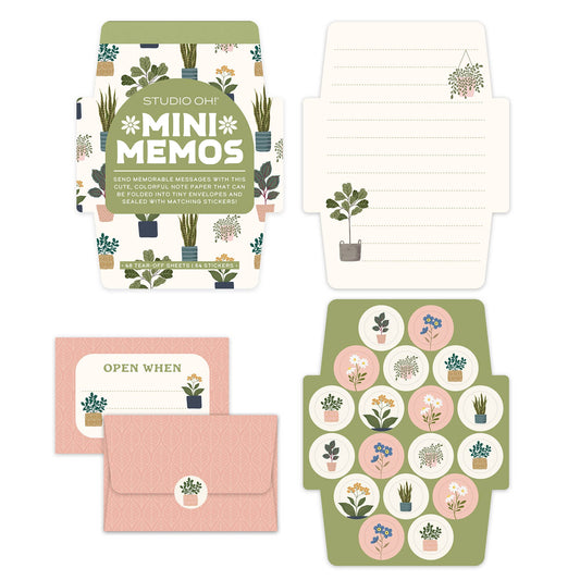 Plant Lover Mini Memo with Stickers