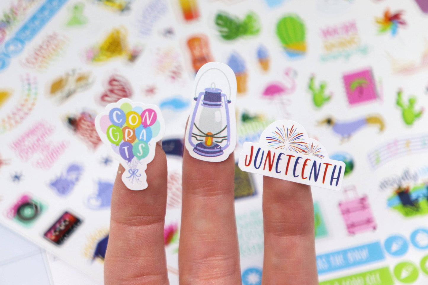 Planner Sticker Pack, 14 Page Monthly Celebrations