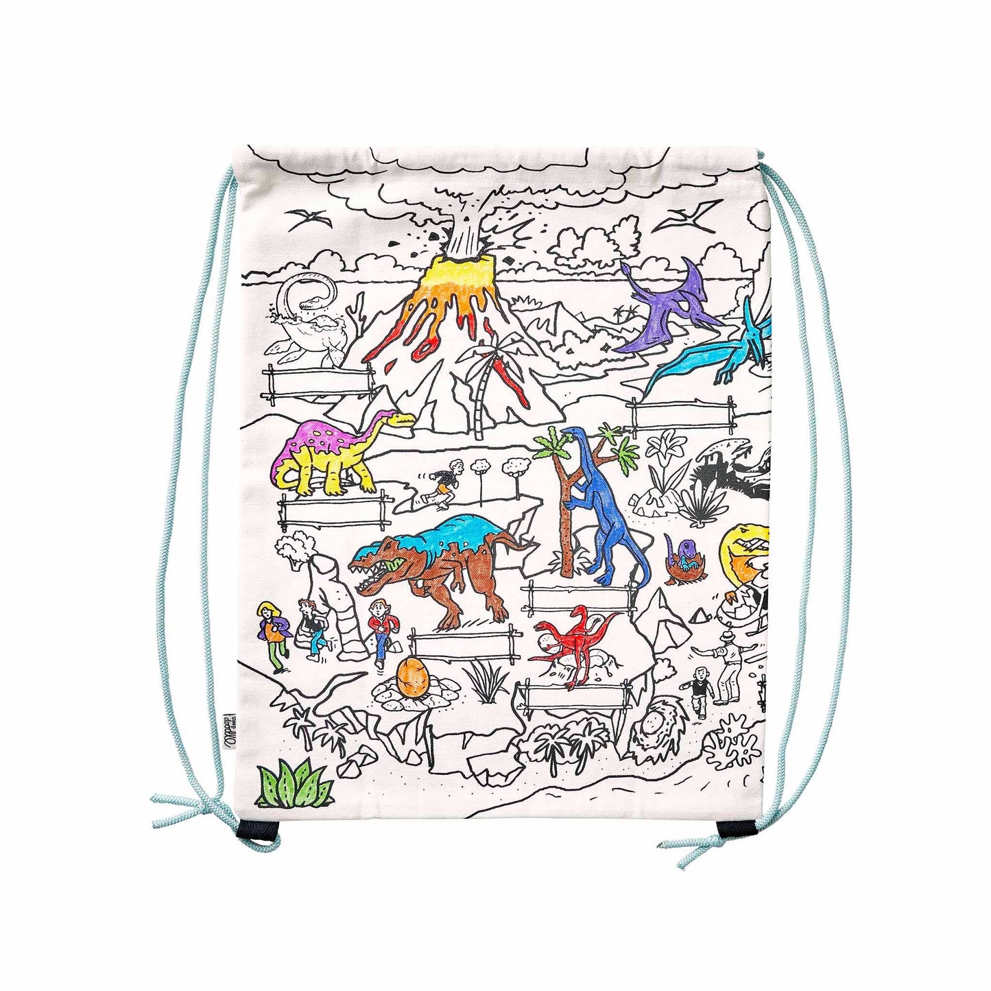 DIY Coloring Kit - Dinosaur Backpack