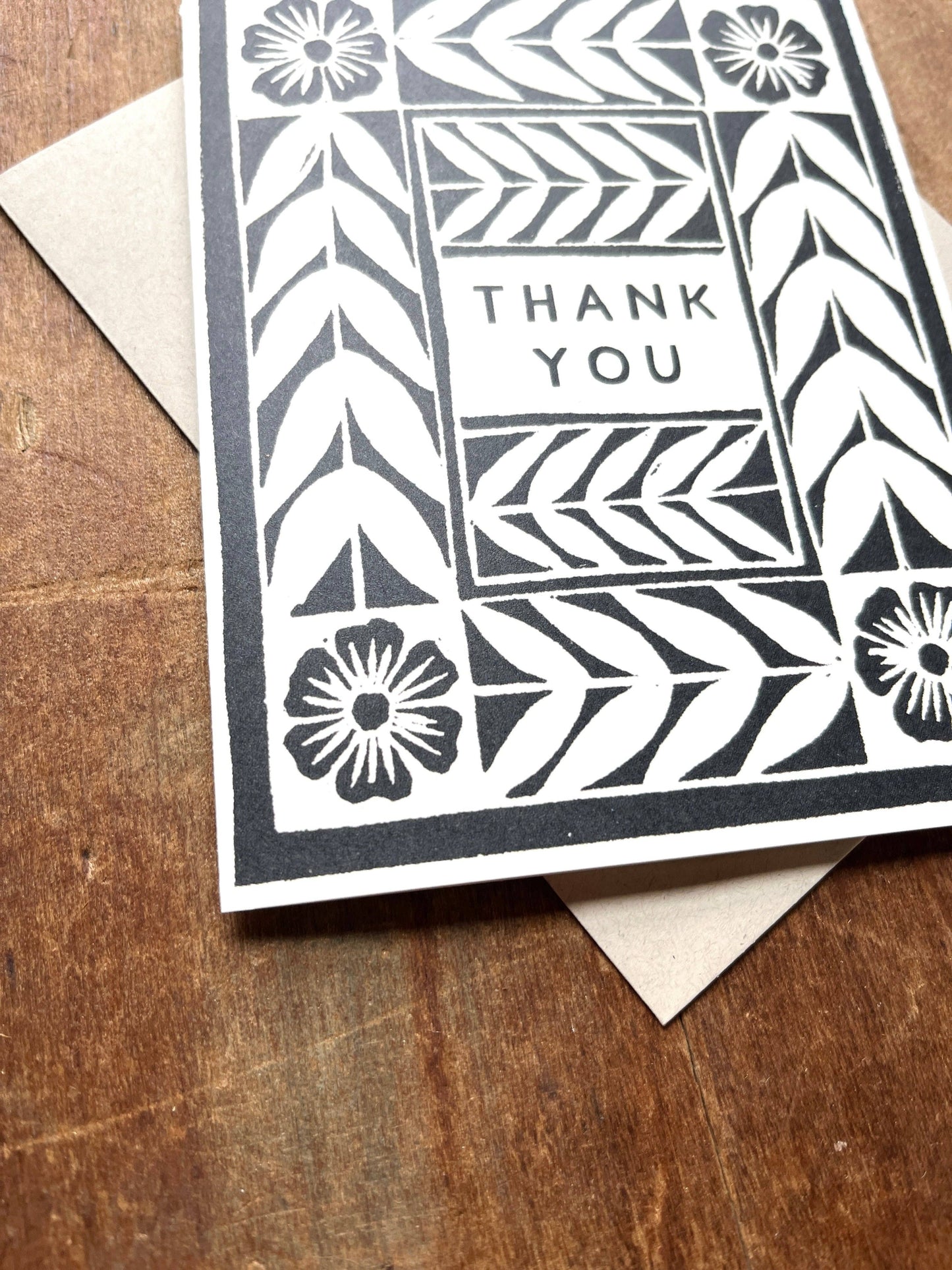 "Thank You," Block Printed Boxed Set