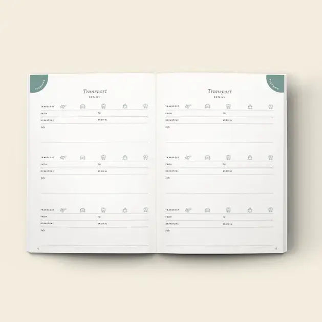 Off Piste A5 Hardcover Guided Travel Journal