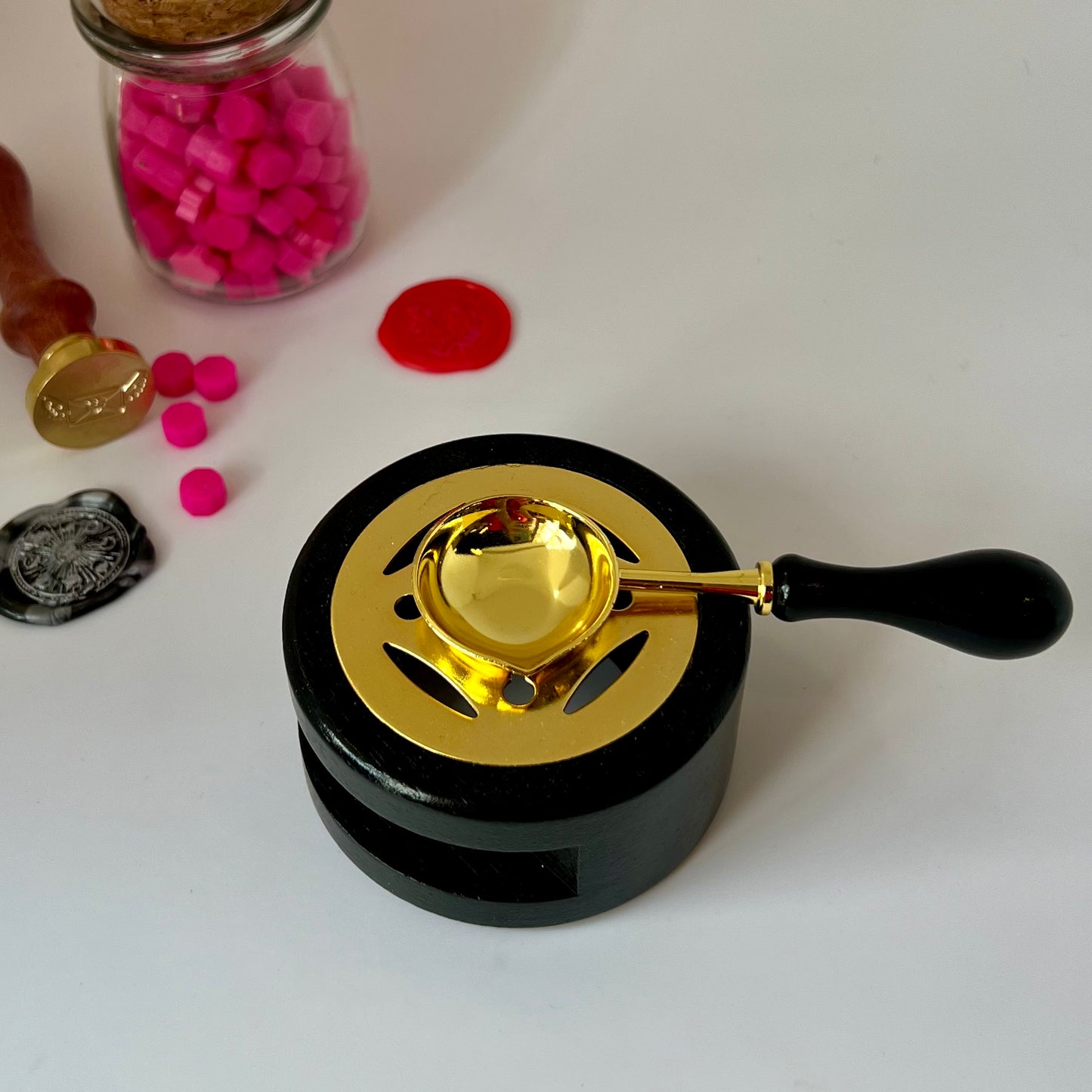 Wax Seal Warmer & Spoon
