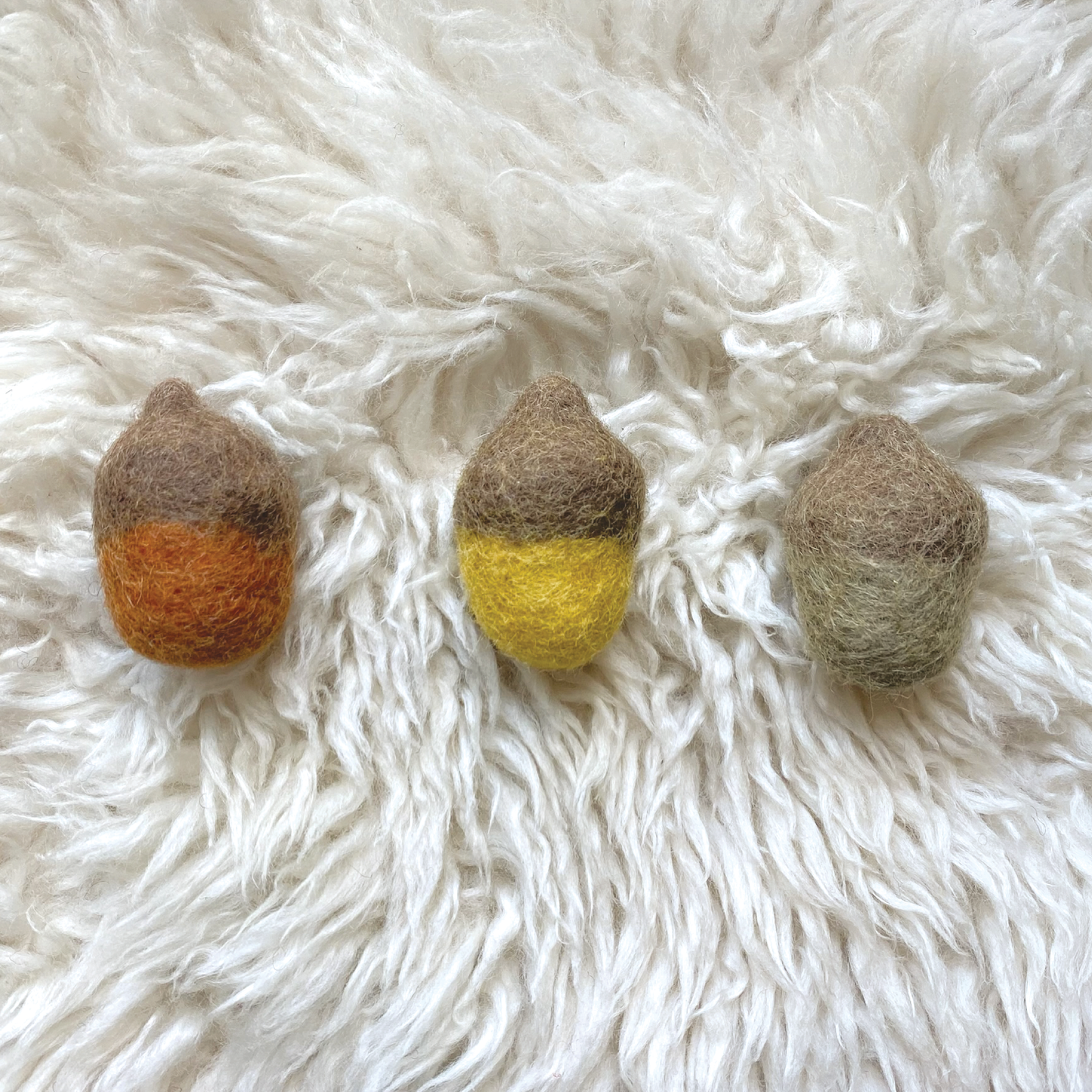 Felt Acorns