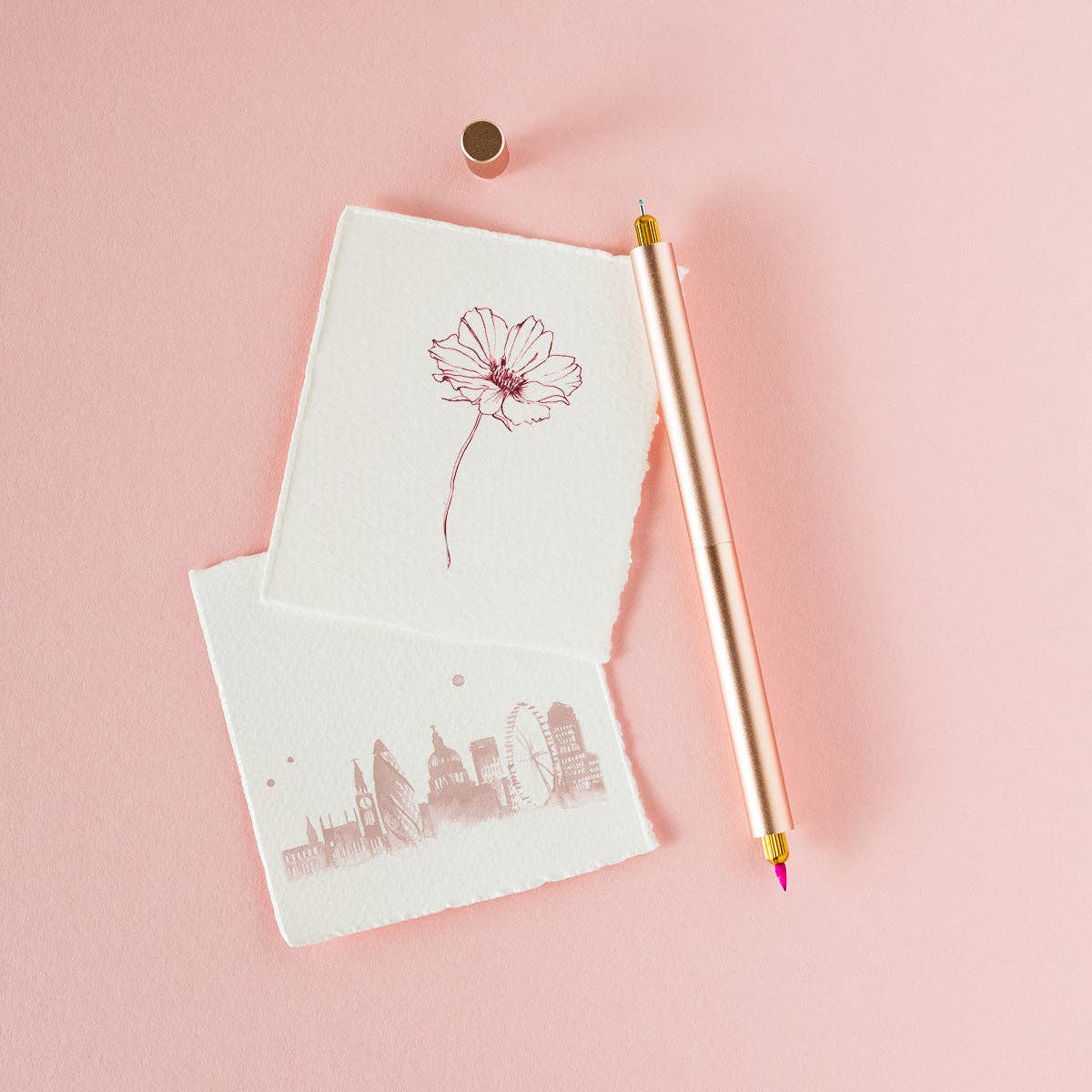 Lumos Pro - Refillable Multi-Tip Pen: Midnight / Duo Tip
