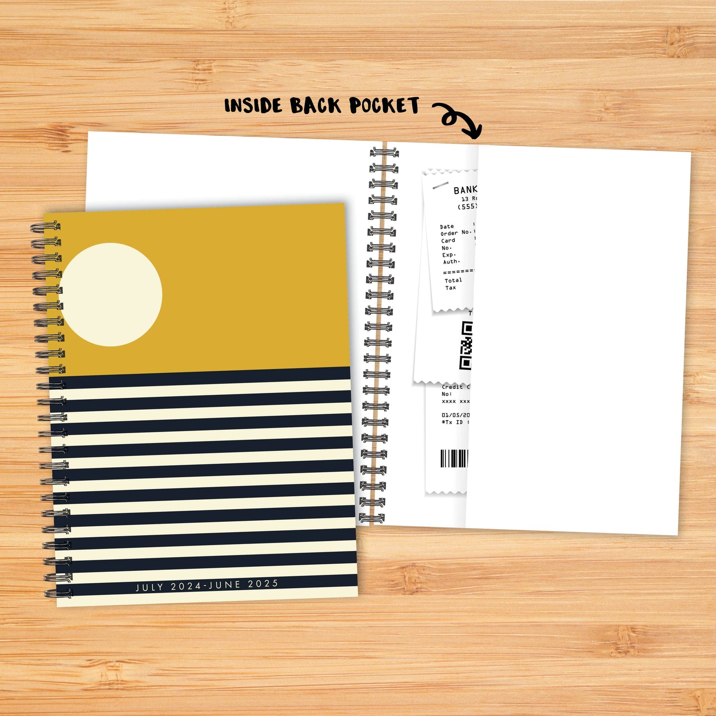 Modern Sunset Academic July 2024 - June 2026 Softcover Planner