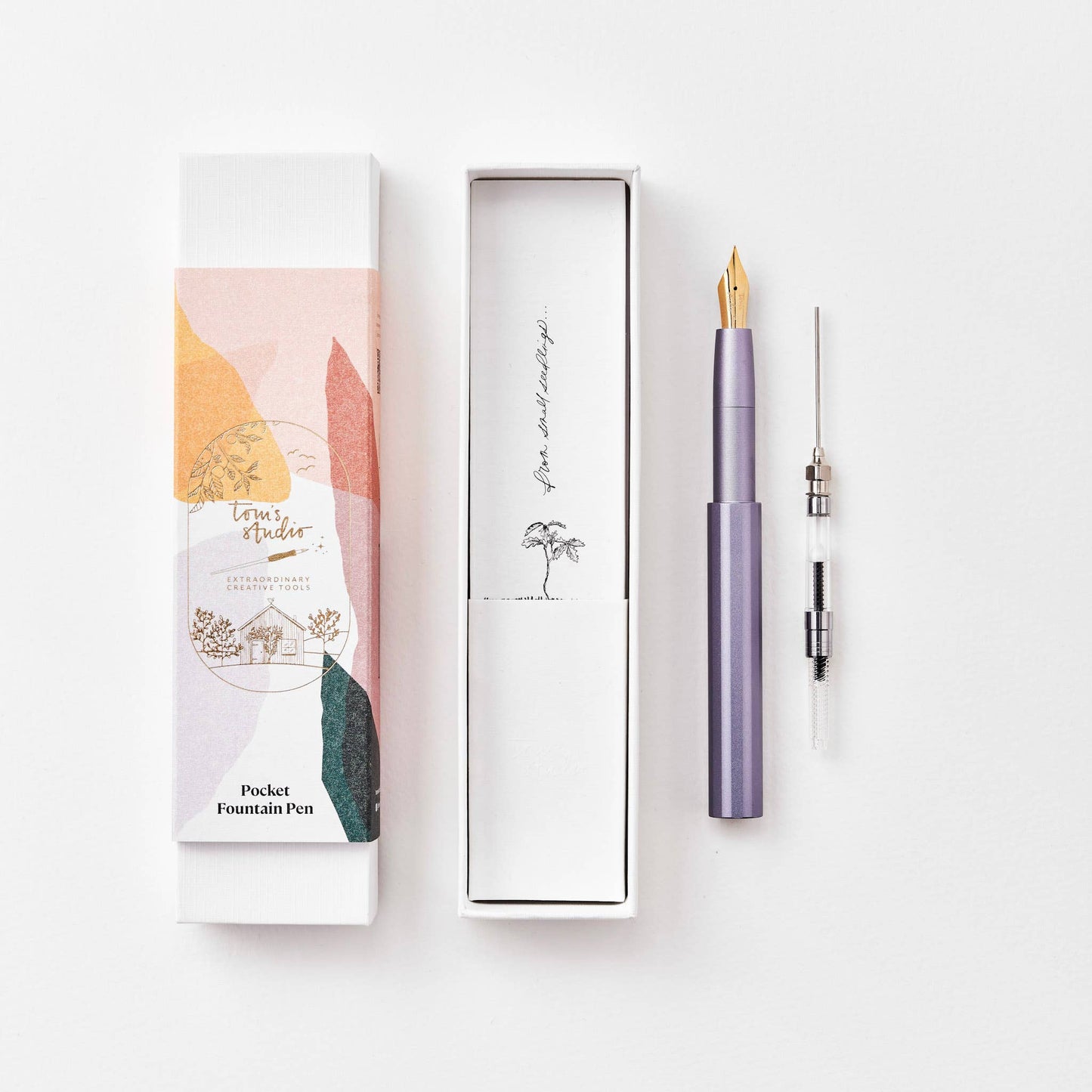 The Studio Pocket Fountain Pen 2.0: Ivy / Architect
