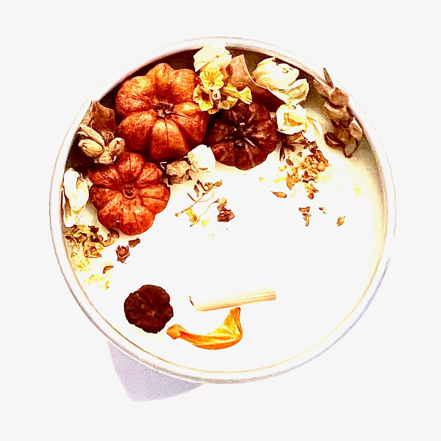 "Hello Pumpkin" Autumn soy candle: 8 oz.