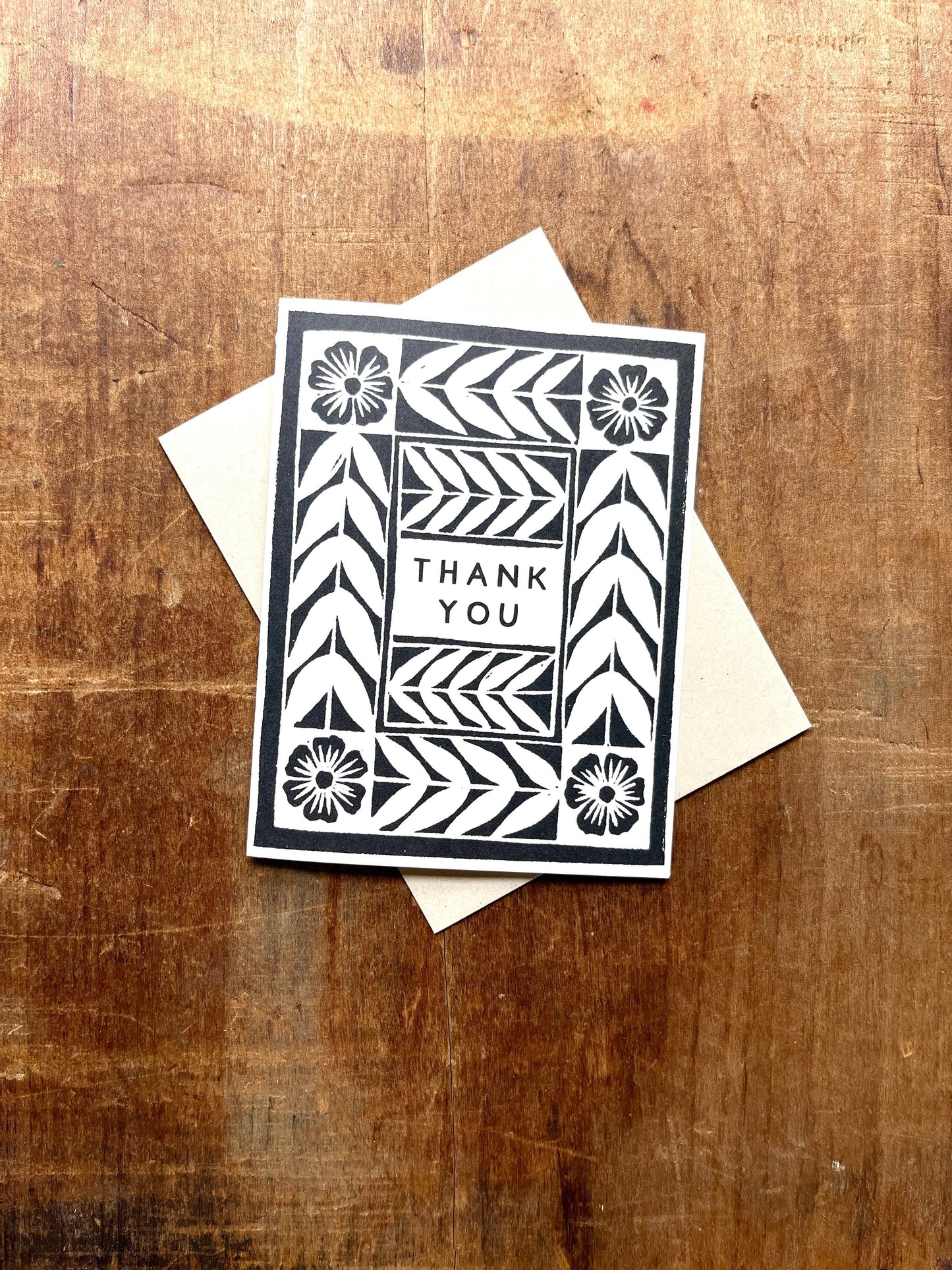 "Thank You," Block Printed Boxed Set