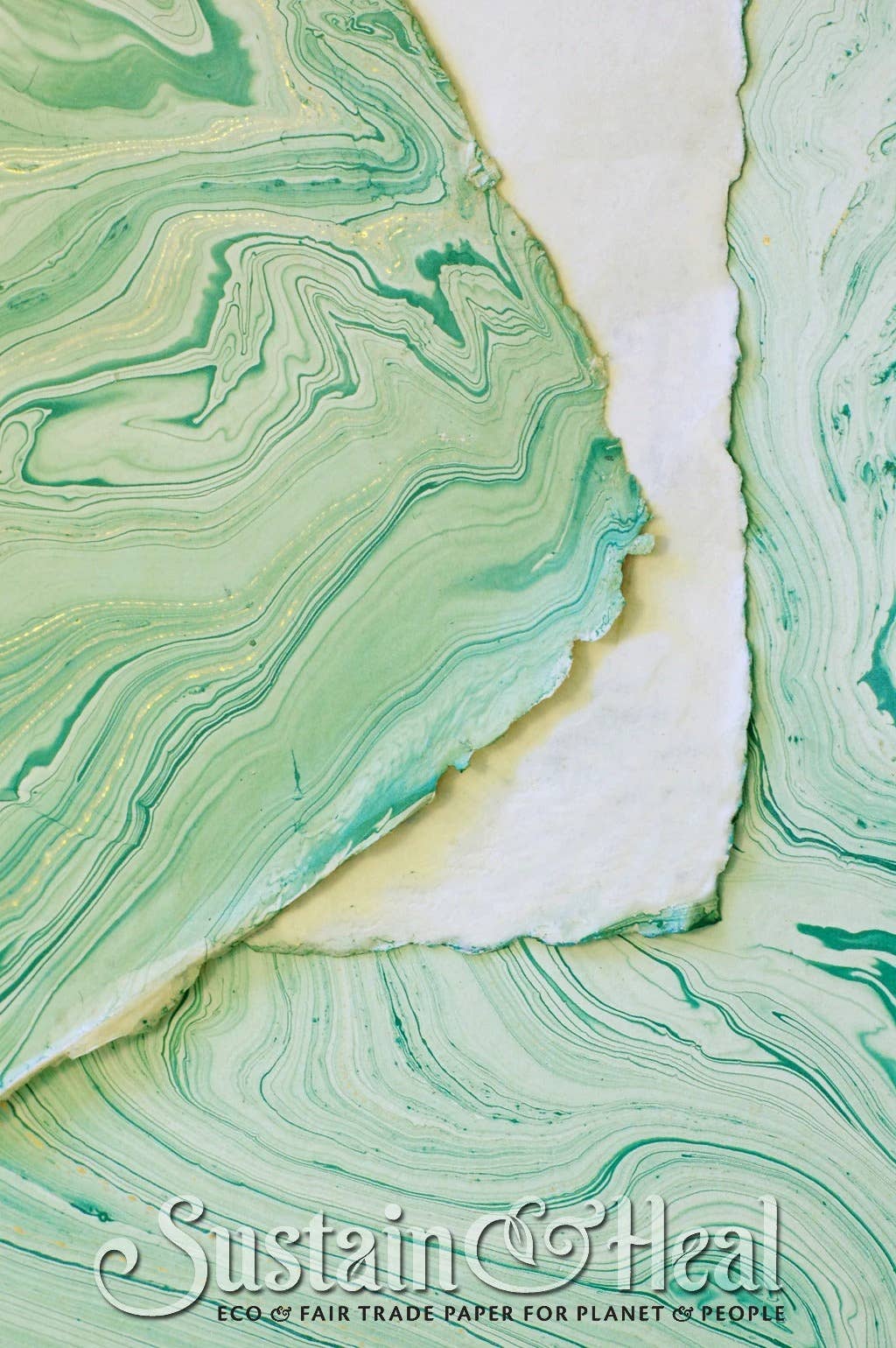 Mint Green Marble Sheet