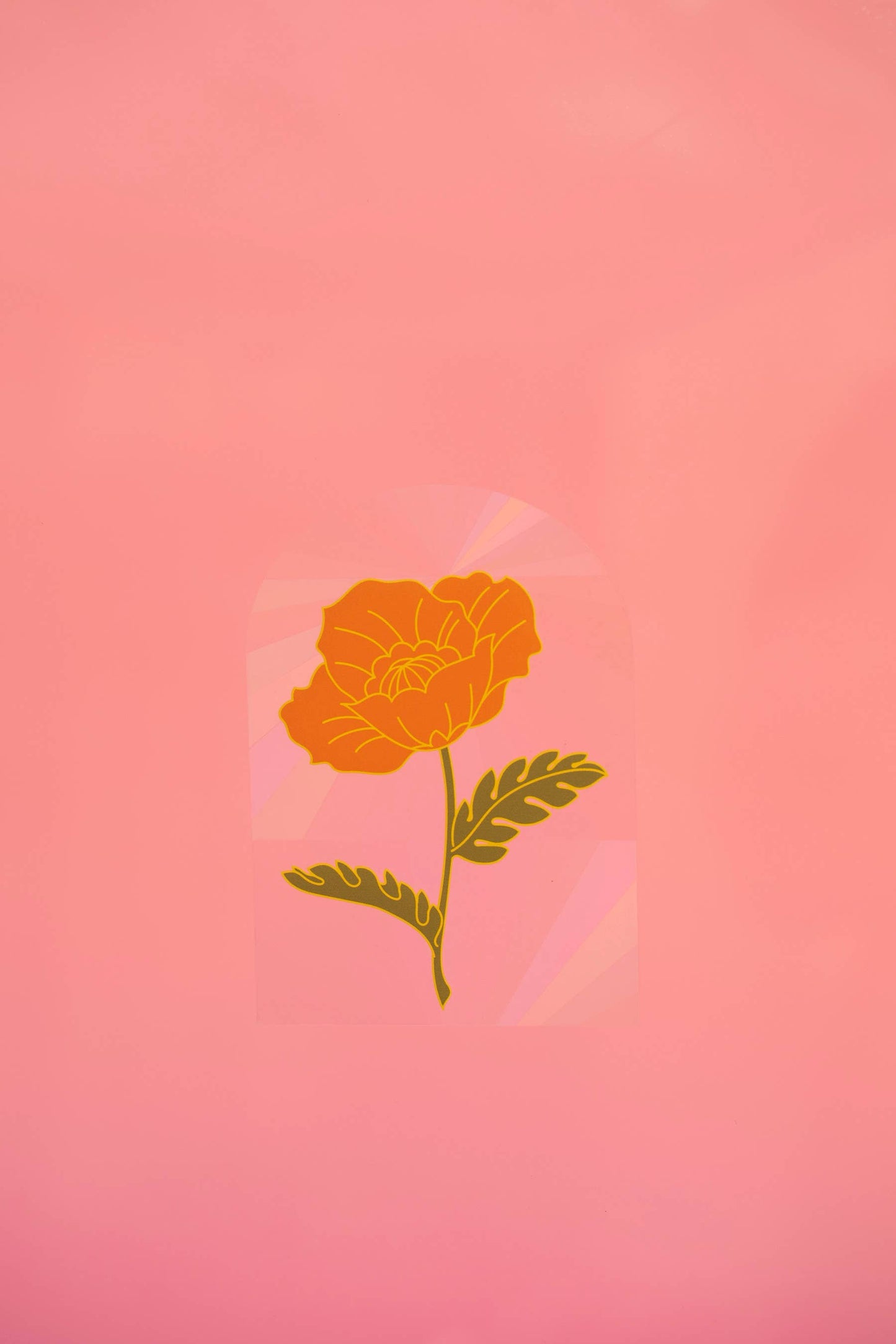 Sun Catcher Decal - Poppy